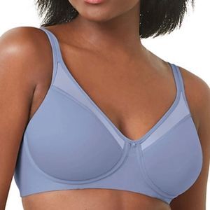 BALI Smoothing (DF3440) One Smooth Wirefree Bra Sz  42B Sky BLUE🩵